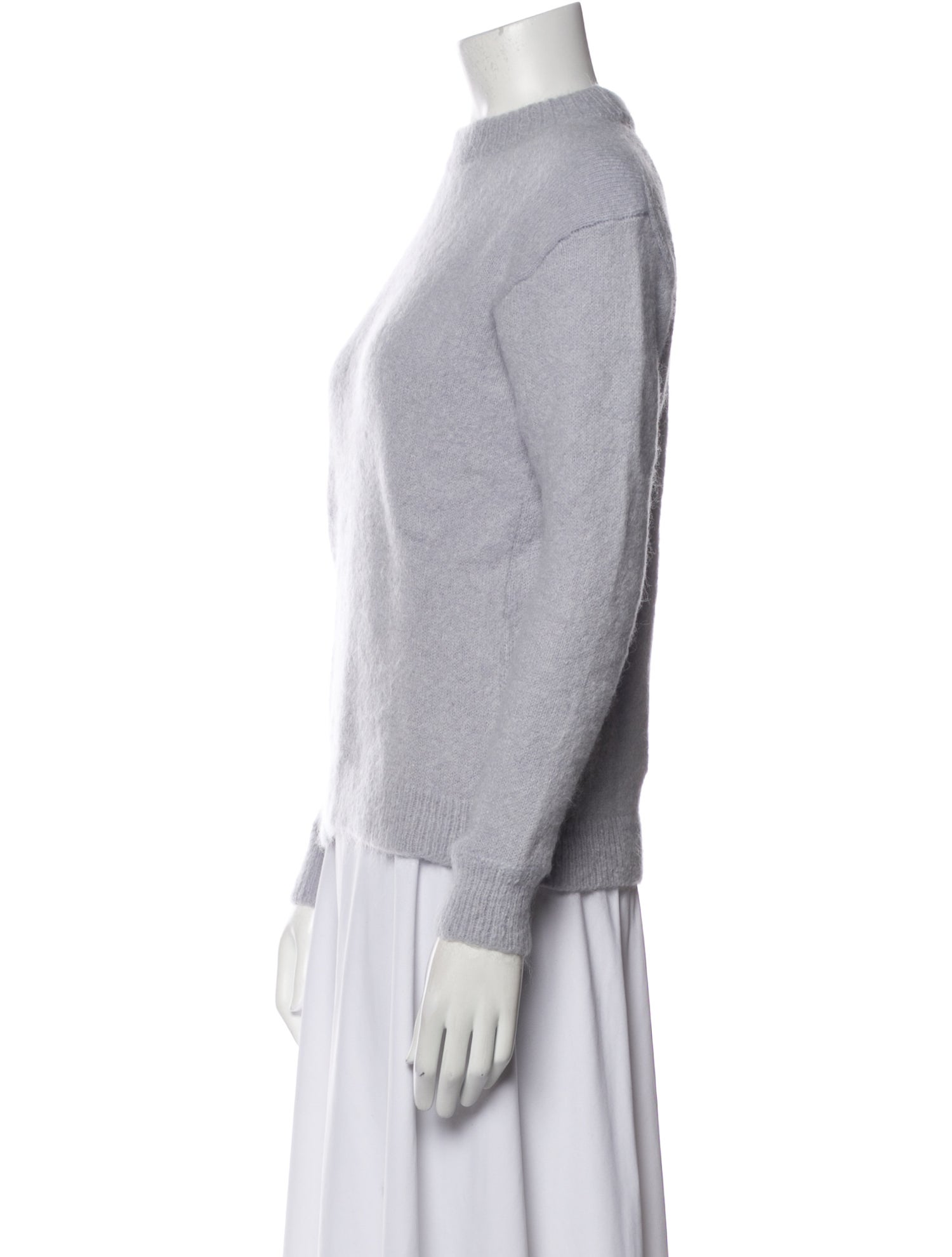 Tibi Mohair Crew Neck Sweater