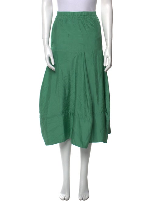 Tibi Silk Midi Length Skirt