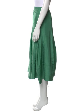 Tibi Silk Midi Length Skirt