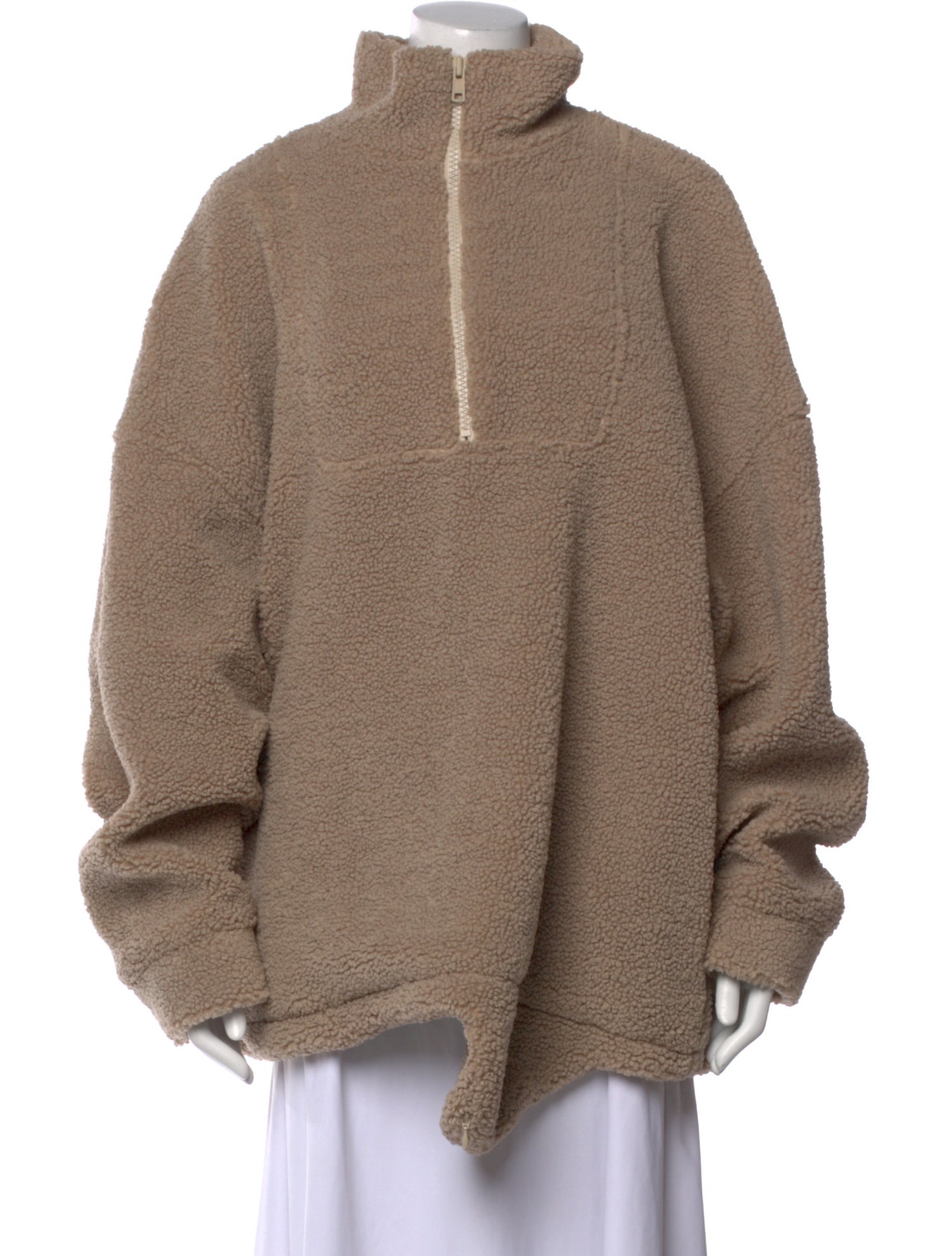 Tibi Turtleneck Long Sleeve Sweatshirt