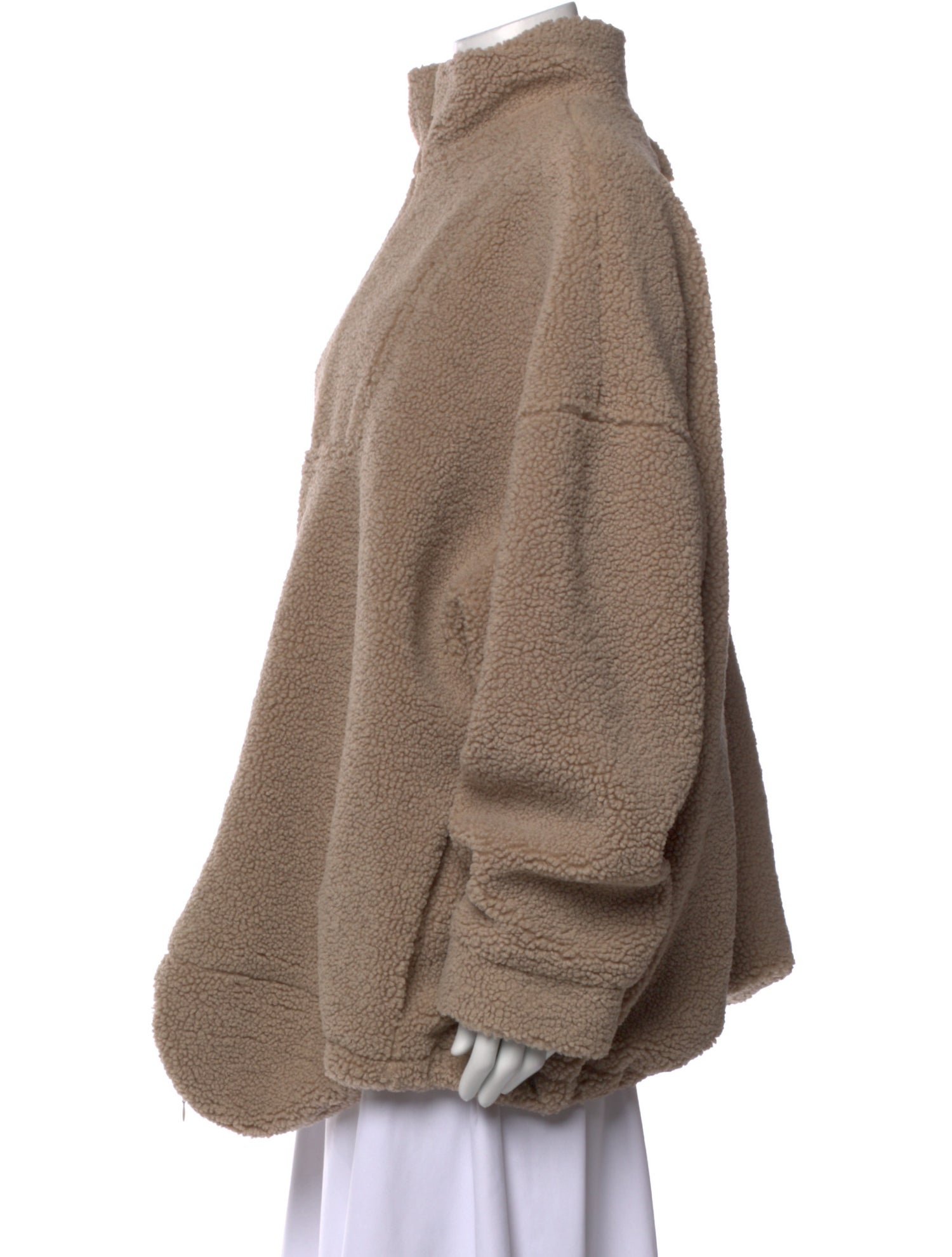 Tibi Turtleneck Long Sleeve Sweatshirt