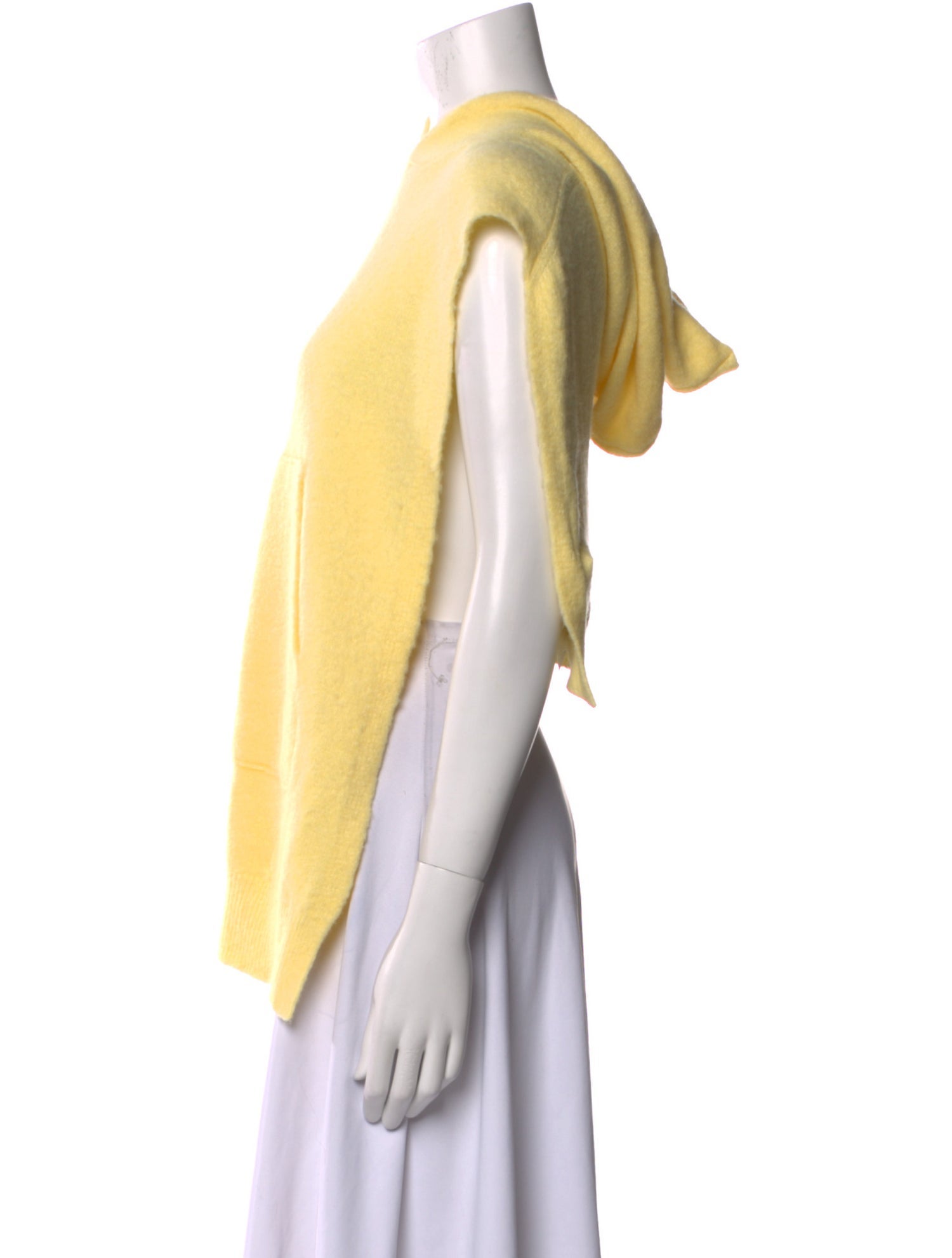 Tibi Cowl Neck Sleeveless Sweatshirt