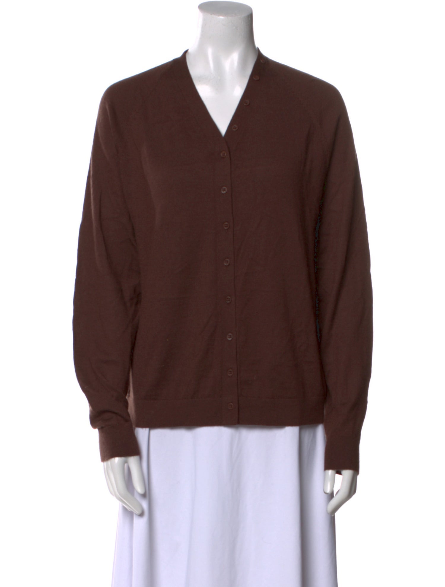 Tibi Wool V-Neck Sweatshirt