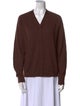 Tibi Wool V-Neck Sweatshirt