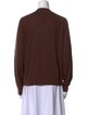 Tibi Wool V-Neck Sweatshirt