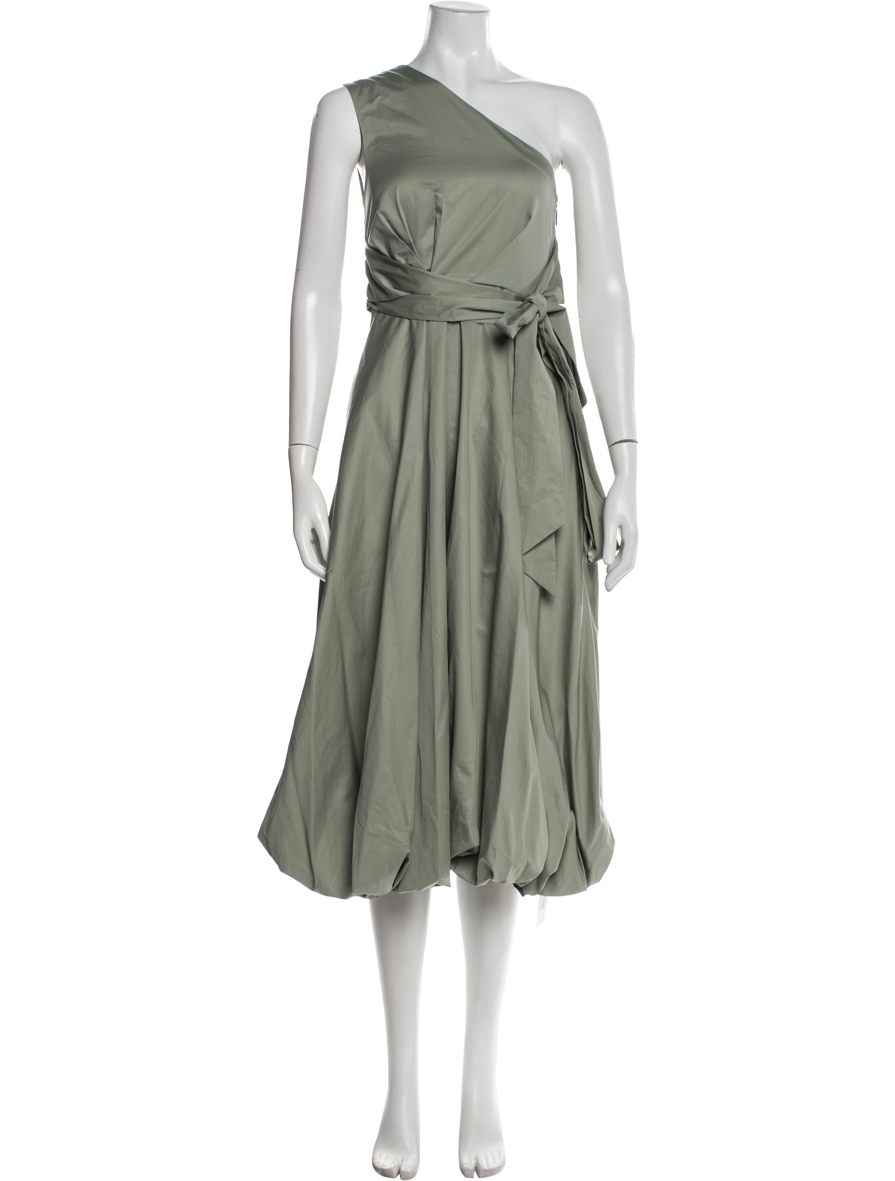 Tibi One-Shoulder Midi Length Dress w/ Tags