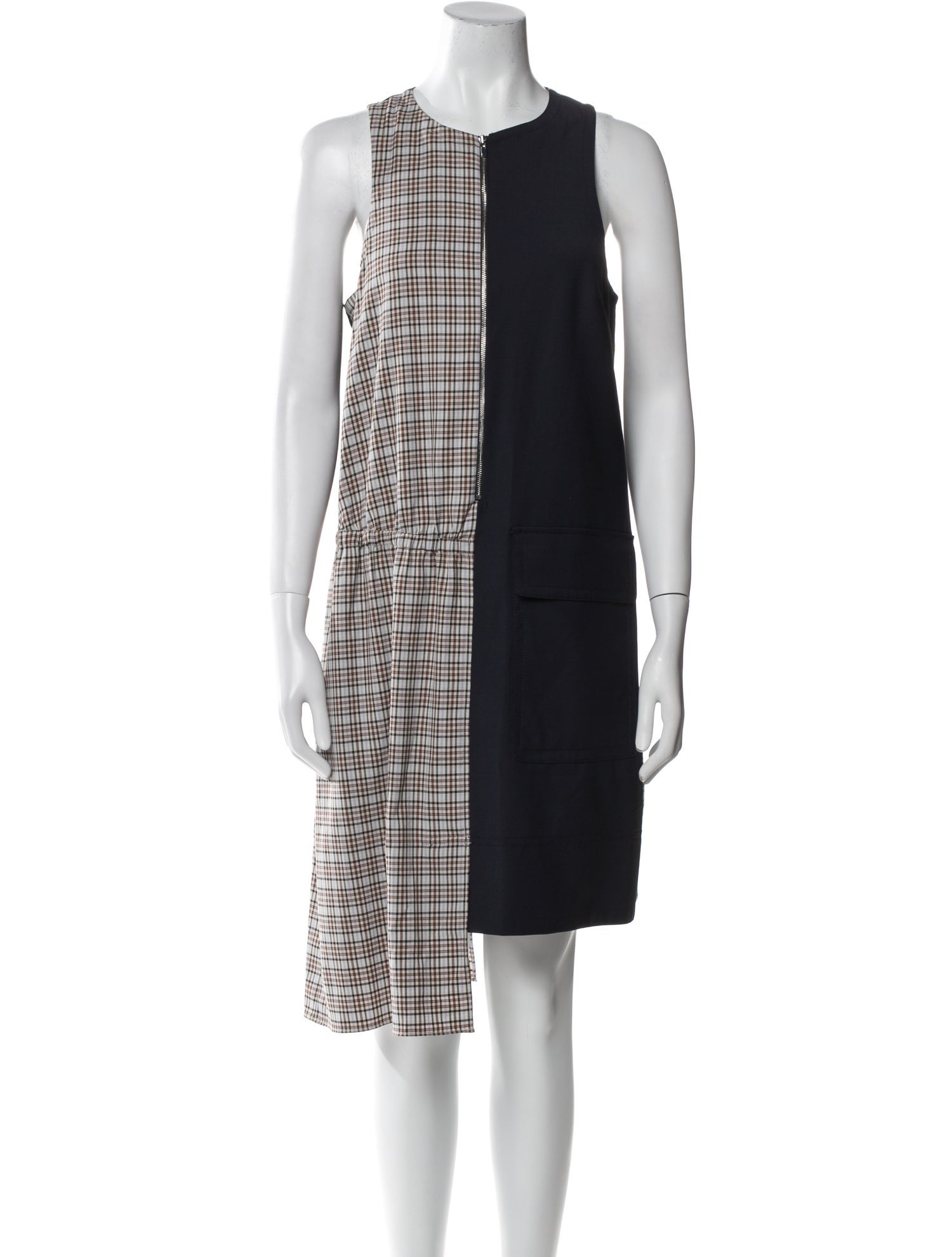 Tibi Crew Neck Knee-Length Dress w/ Tags