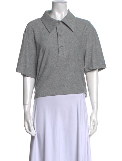 Tibi Short Sleeve Polo