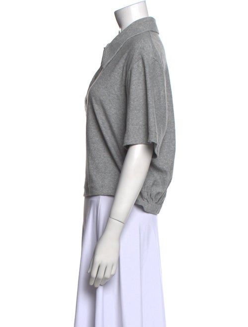 Tibi Short Sleeve Polo