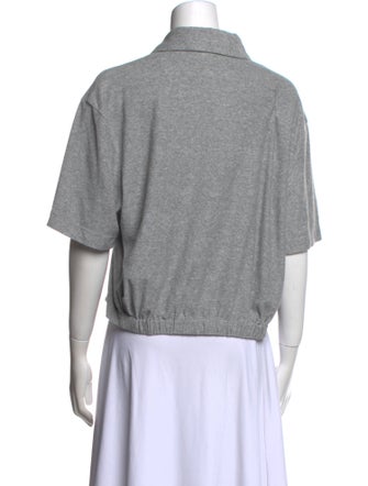 Tibi Short Sleeve Polo