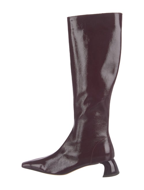 Tibi Patent Leather Riding Boots