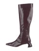 Tibi Patent Leather Riding Boots