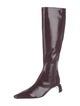 Tibi Patent Leather Riding Boots