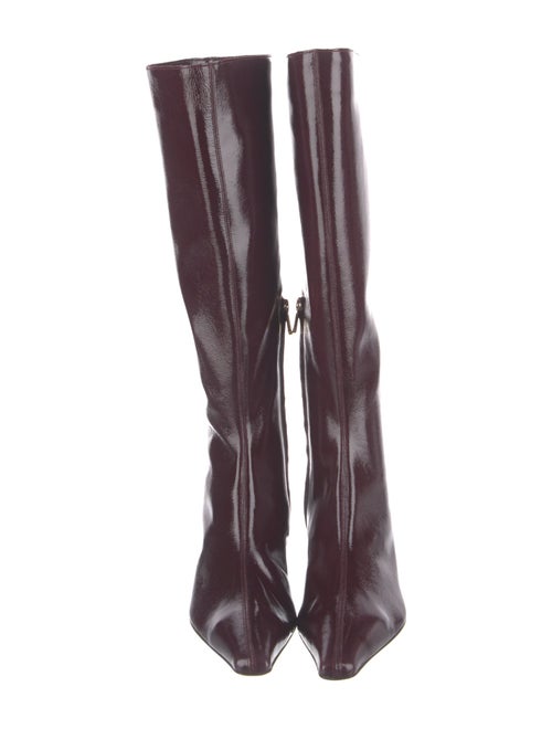 Tibi Patent Leather Riding Boots