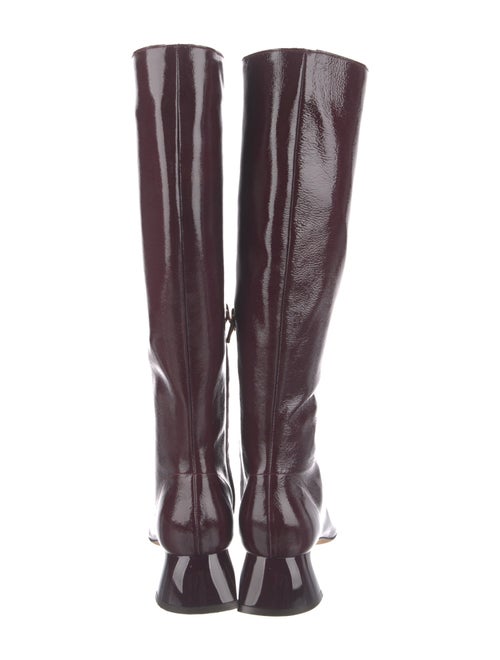 Tibi Patent Leather Riding Boots