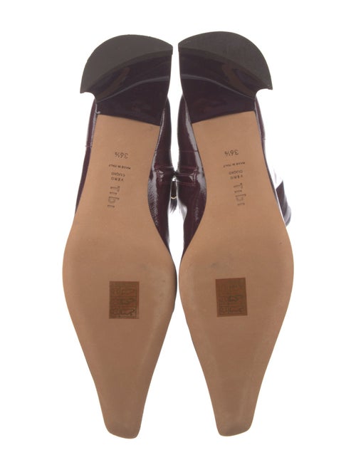 Tibi Patent Leather Riding Boots