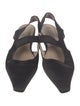 Tibi Satin Slingback Flats
