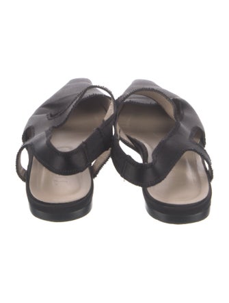 Tibi Satin Slingback Flats