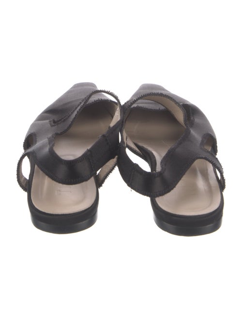 Tibi Satin Slingback Flats