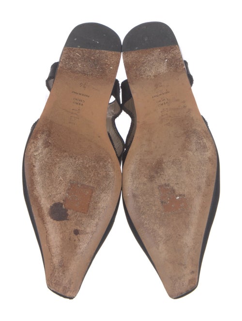 Tibi Satin Slingback Flats