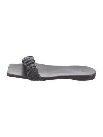 Tibi Leather Slides