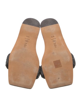 Tibi Leather Slides