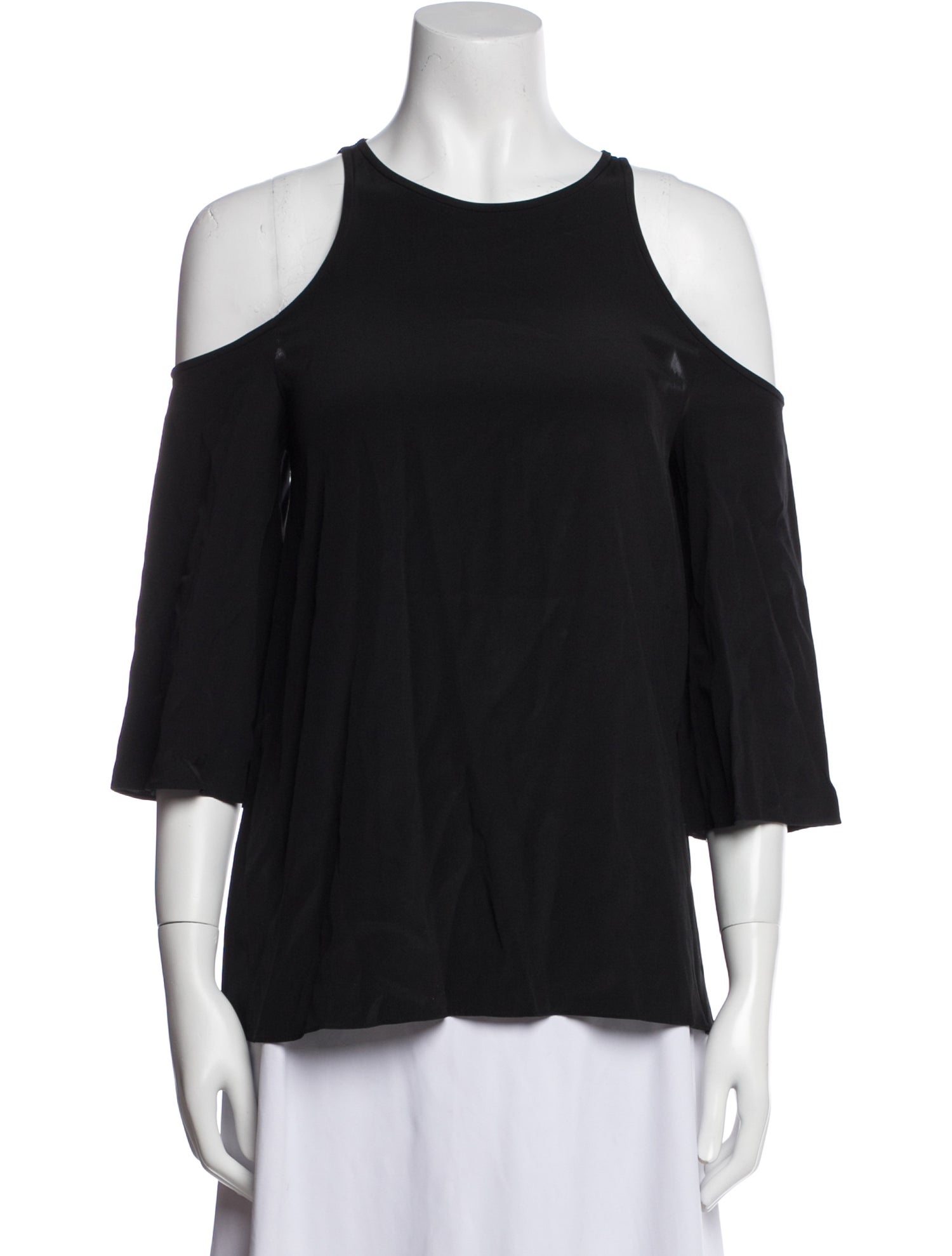 Tibi Silk Crew Neck Blouse w/ Tags