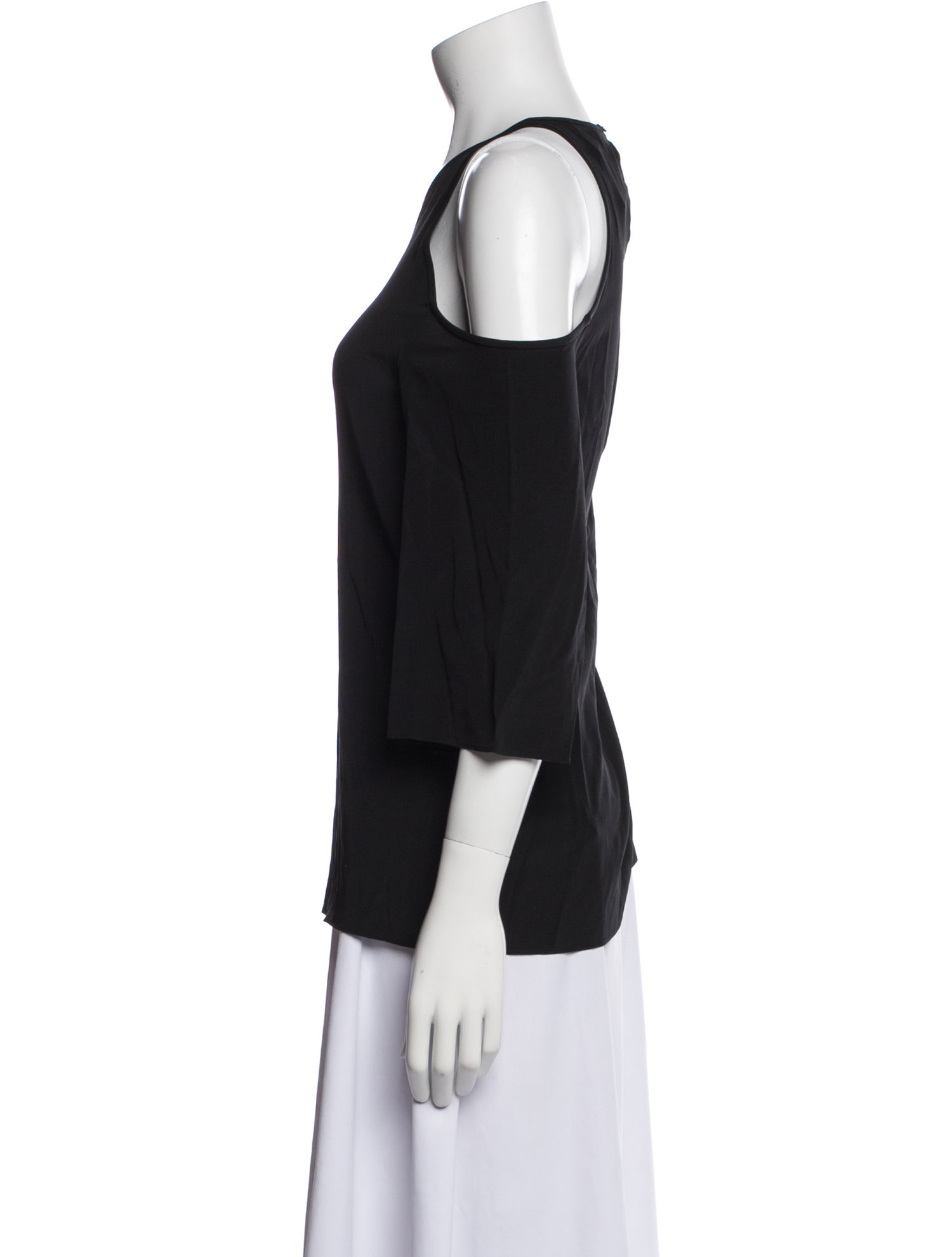 Tibi Silk Crew Neck Blouse w/ Tags