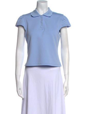 Tibi Short Sleeve Polo