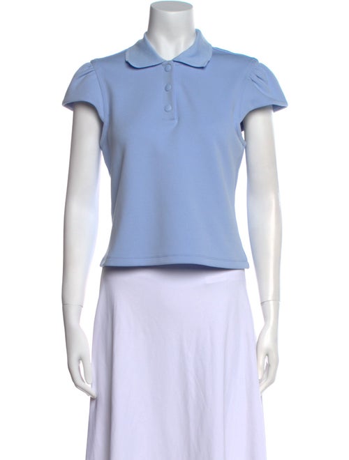 Tibi Short Sleeve Polo