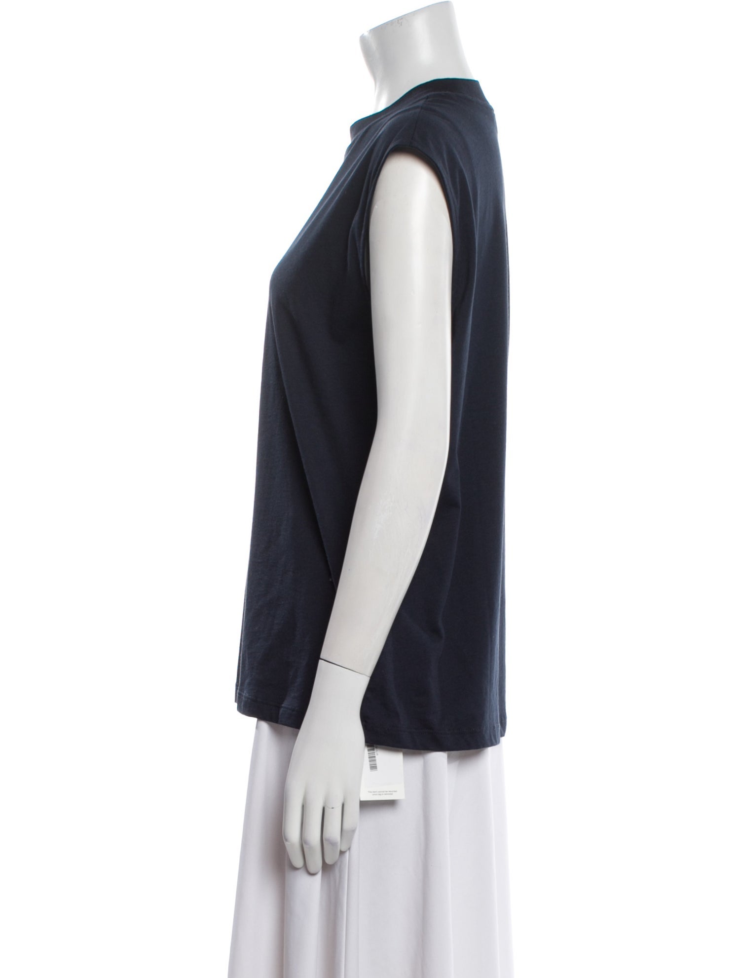 Tibi Crew Neck Short Sleeve Top