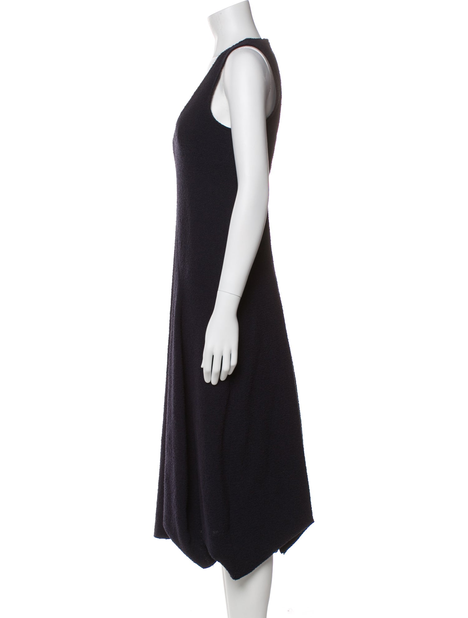 Tibi Scoop Neck Midi Length Dress