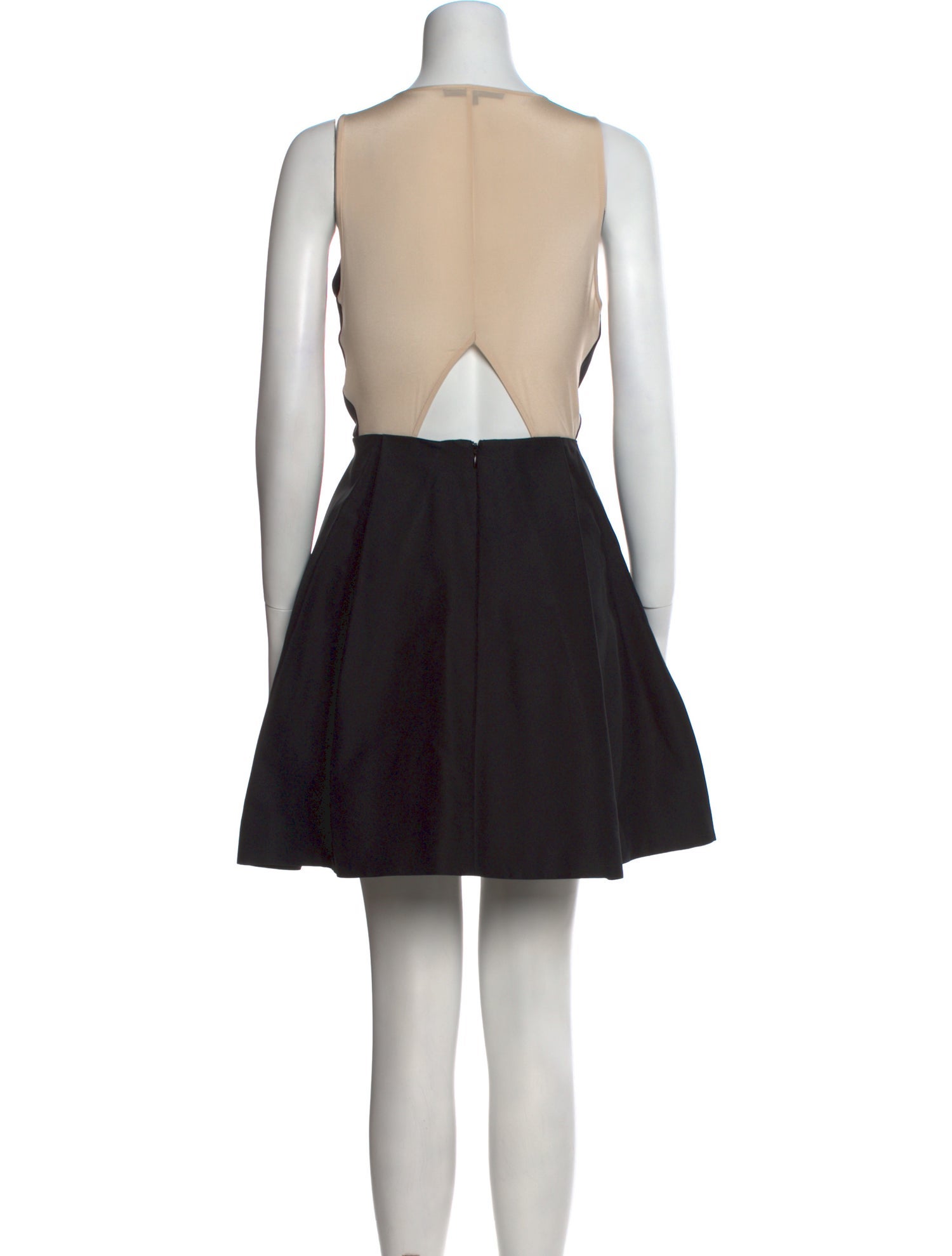 Tibi Scoop Neck Mini Dress