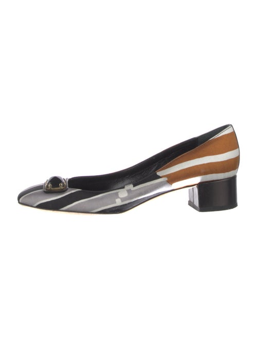 Tibi Striped Pumps
