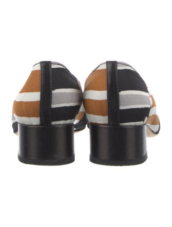Tibi Striped Pumps