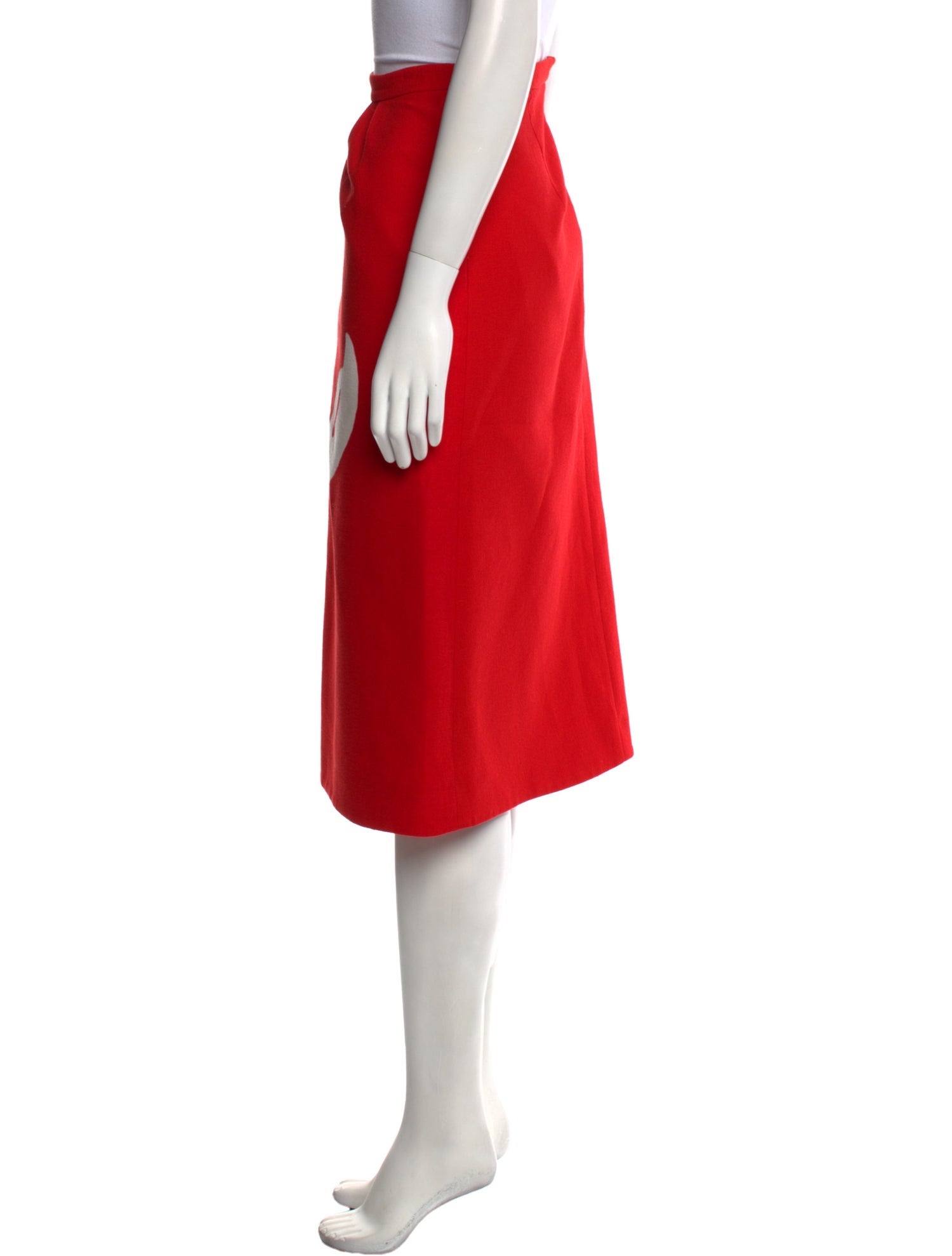 Tibi Graphic Print Knee-Length Skirt