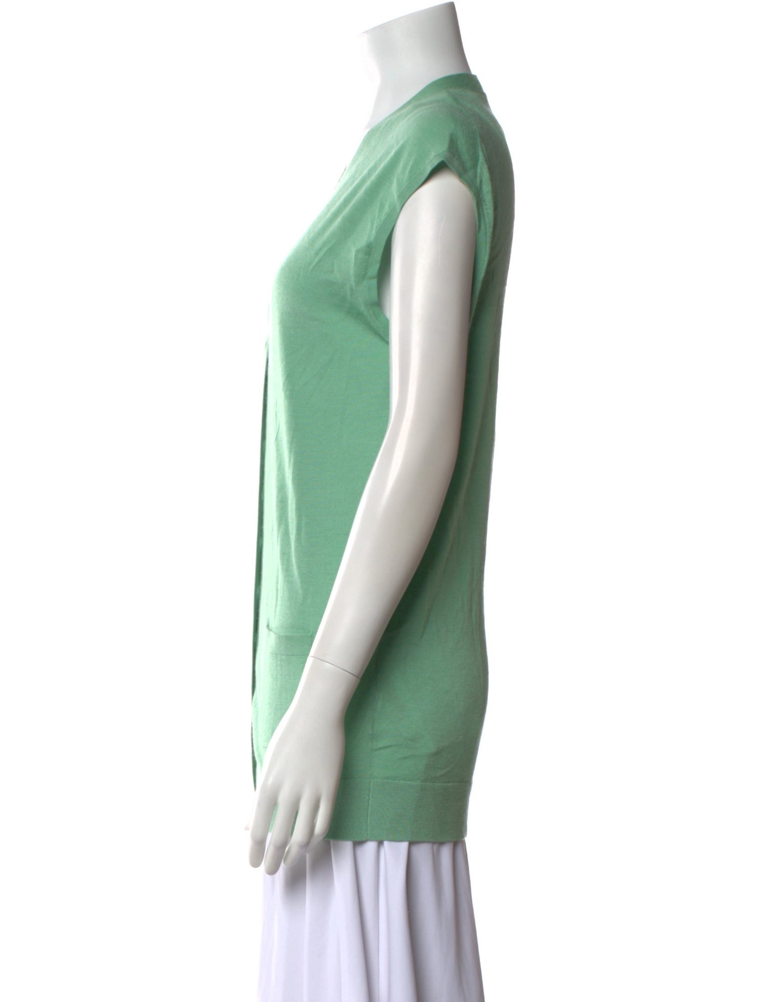 Tibi Wool V-Neck Sweater