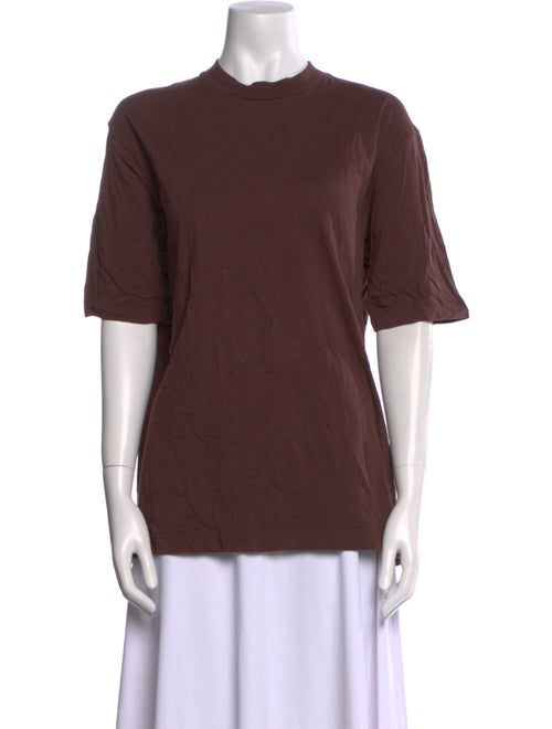 Tibi Crew Neck Short Sleeve T-Shirt