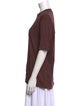 Tibi Crew Neck Short Sleeve T-Shirt