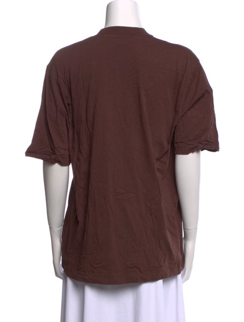 Tibi Crew Neck Short Sleeve T-Shirt
