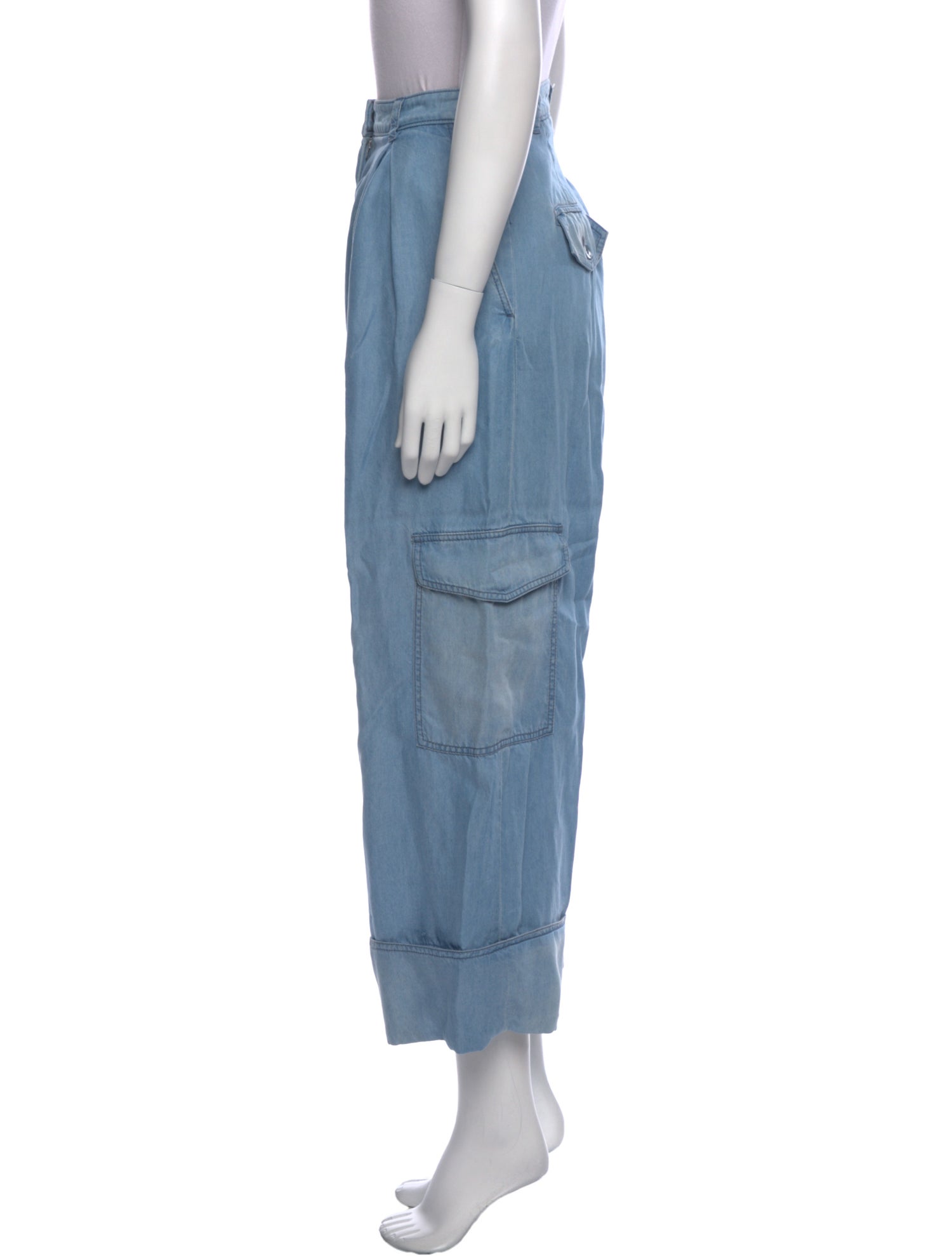 Tibi Wide Leg Pants