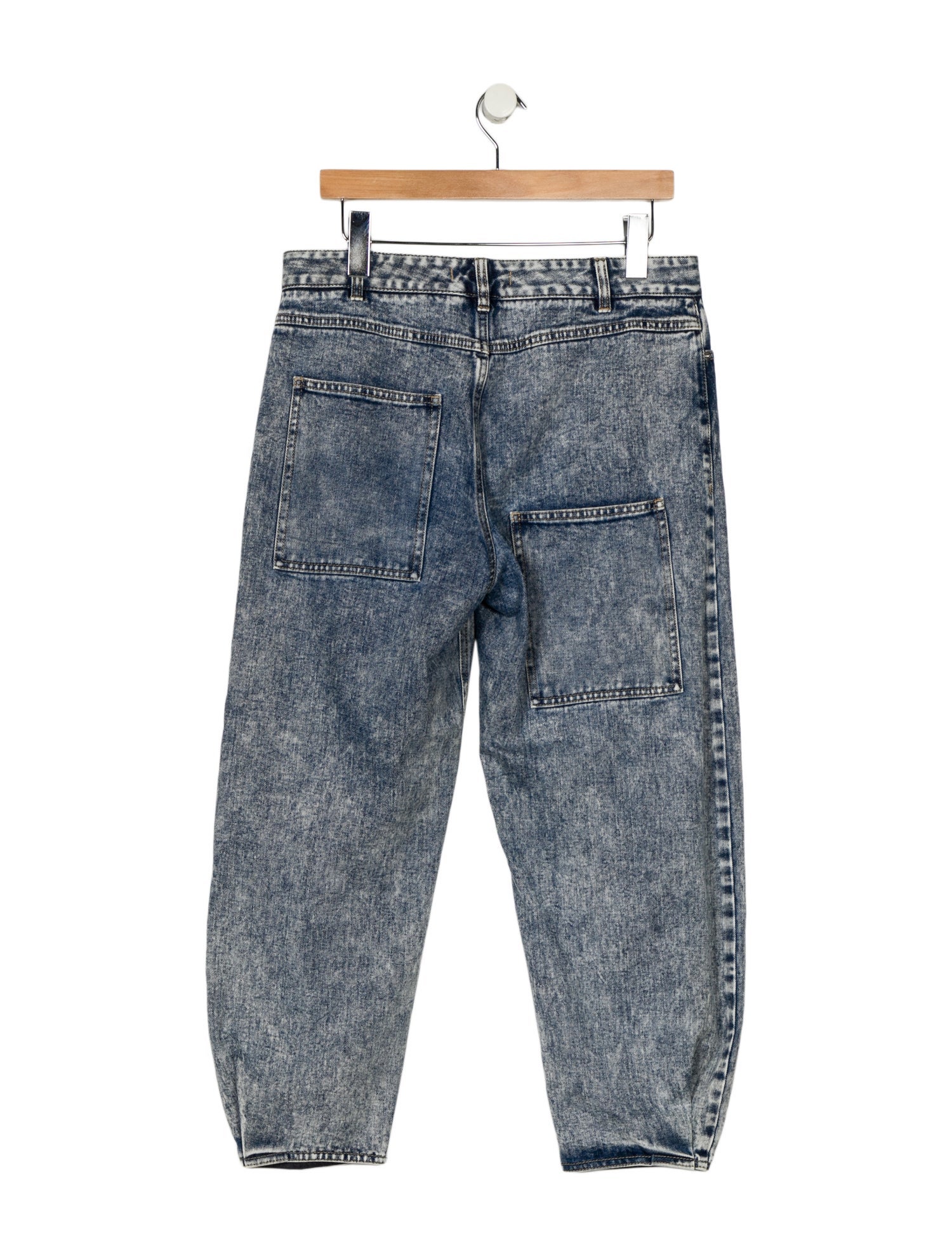 Tibi Mid-Rise Straight Leg Jeans