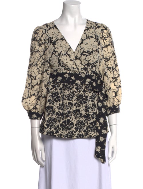 Tibi Silk Printed Blouse