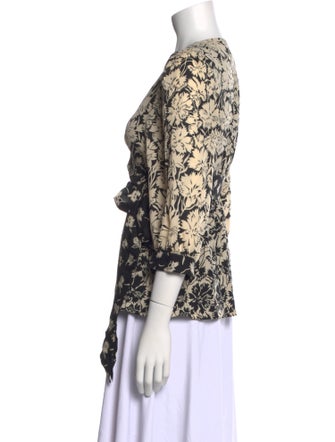 Tibi Silk Printed Blouse