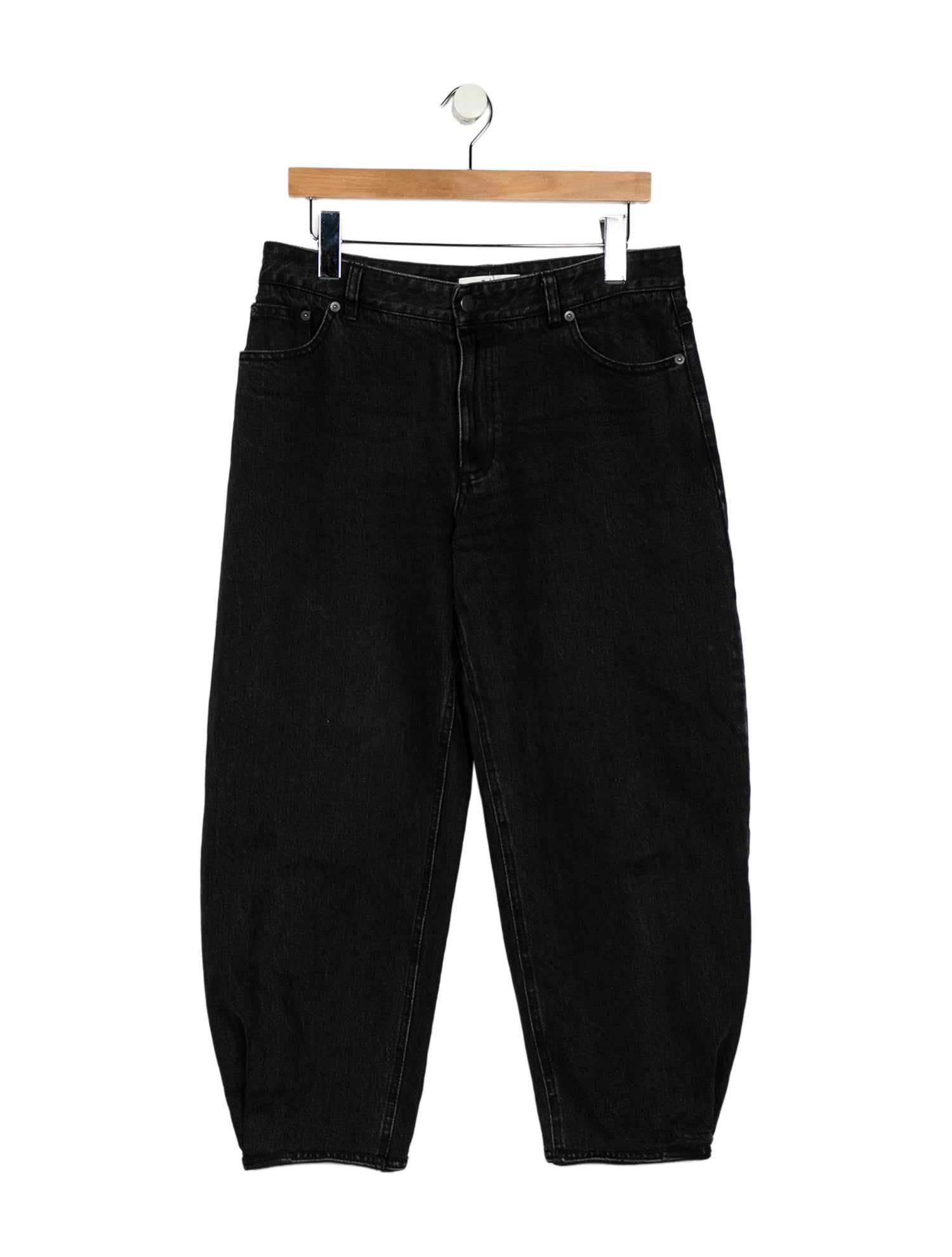 Tibi Mid-Rise Straight Leg Jeans