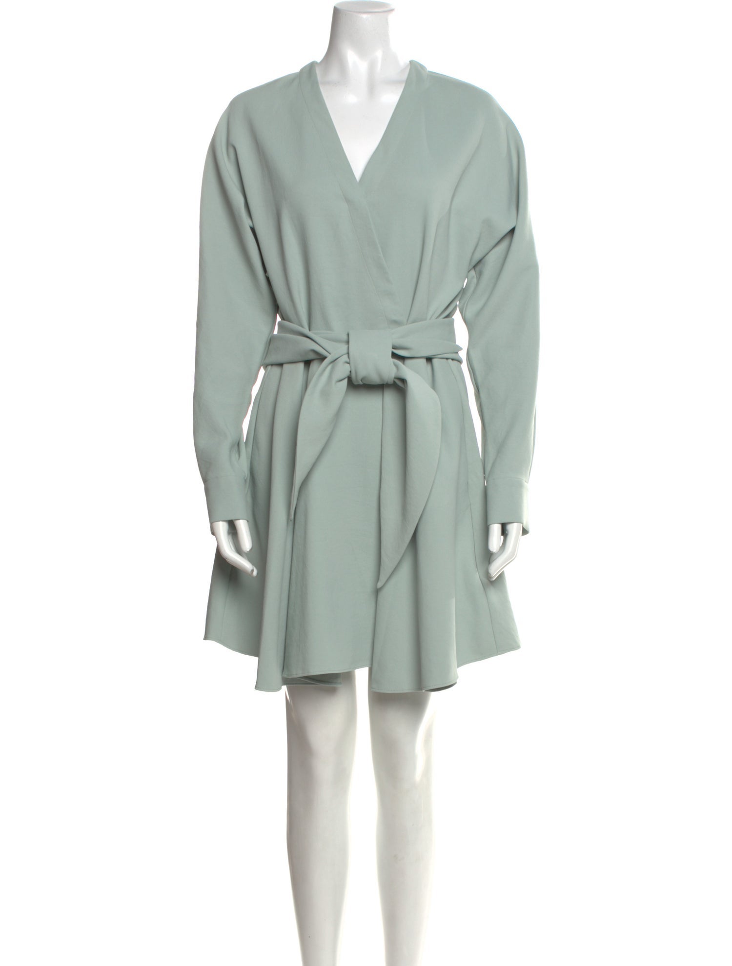 Tibi V-Neck Knee-Length Dress