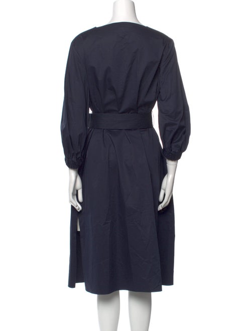 Tibi V-Neck Midi Length Dress