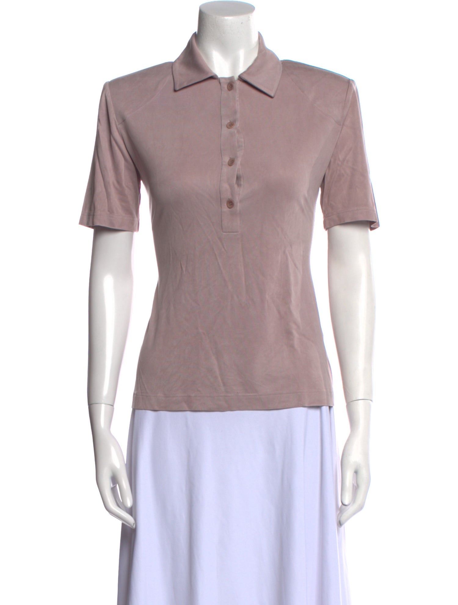 Tibi Short Sleeve Polo