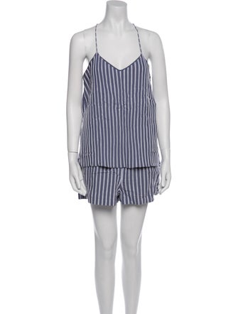 Tibi Striped Short Set