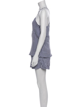 Tibi Striped Short Set